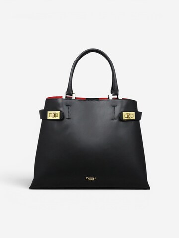 Cheval Firenze - Bolso de mano 'Shedir' en negro: frente