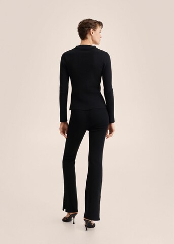 MANGO Flared Pants 'Venus' in Black