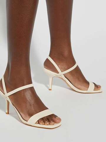 Sandales à lanières 'METHODICAL' Dune LONDON en beige