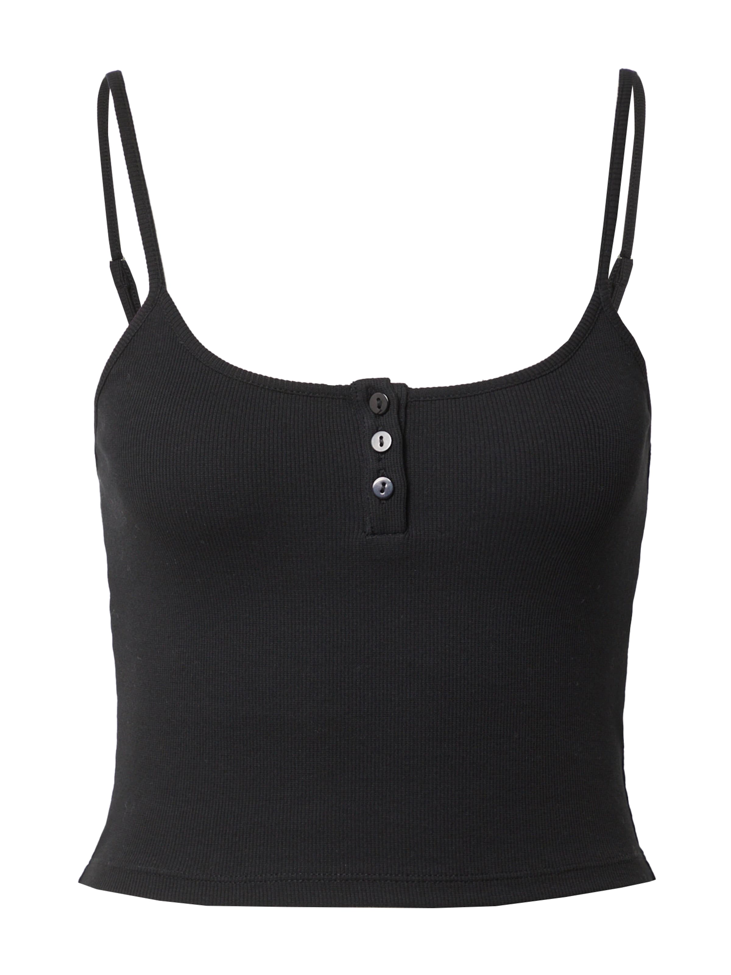 A LOT LESS Topp 'Susan', värv must: eest vaates