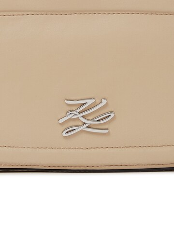 Karl Lagerfeld - Bolso de hombro en beige