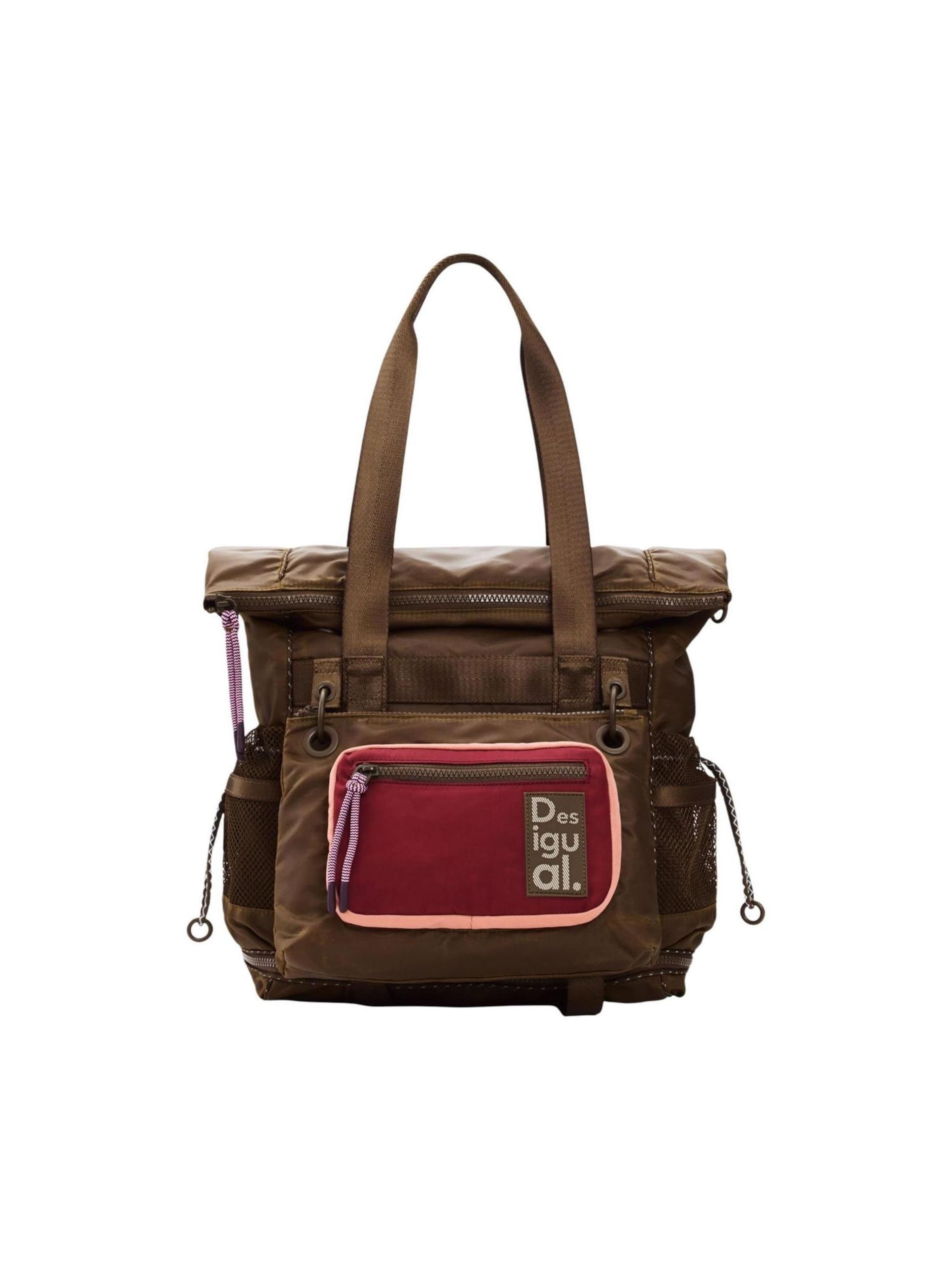 Desigual - Mochila 'BACK_NEO GRUNGE VOYAGER 26SAKY11' en marrón: frente