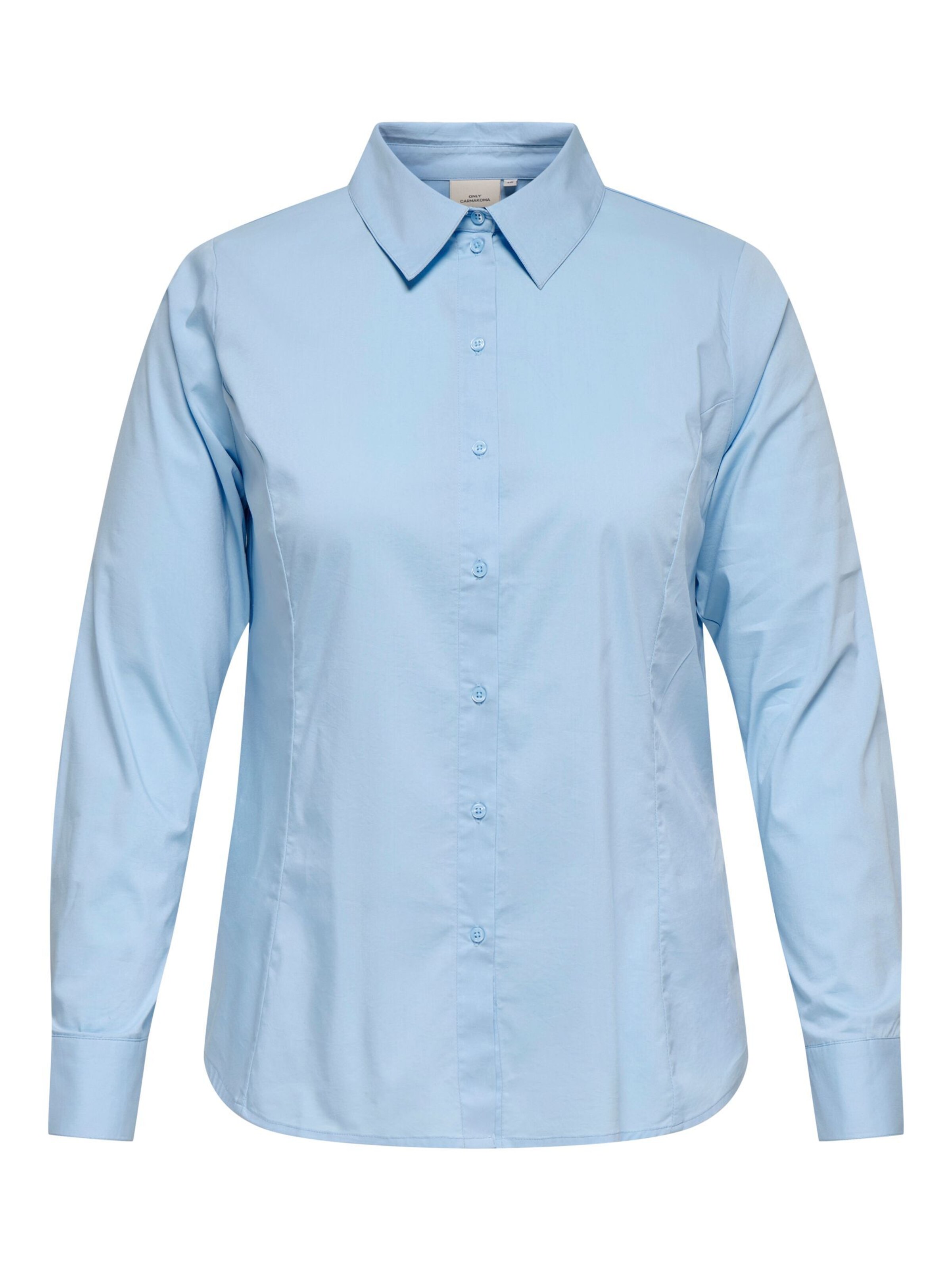 Chemisier 'CARAmmy' ONLY Carmakoma en bleu : devant