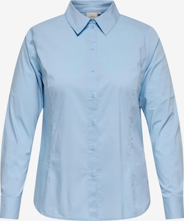 Chemisier 'CARAmmy' ONLY Carmakoma en bleu : devant