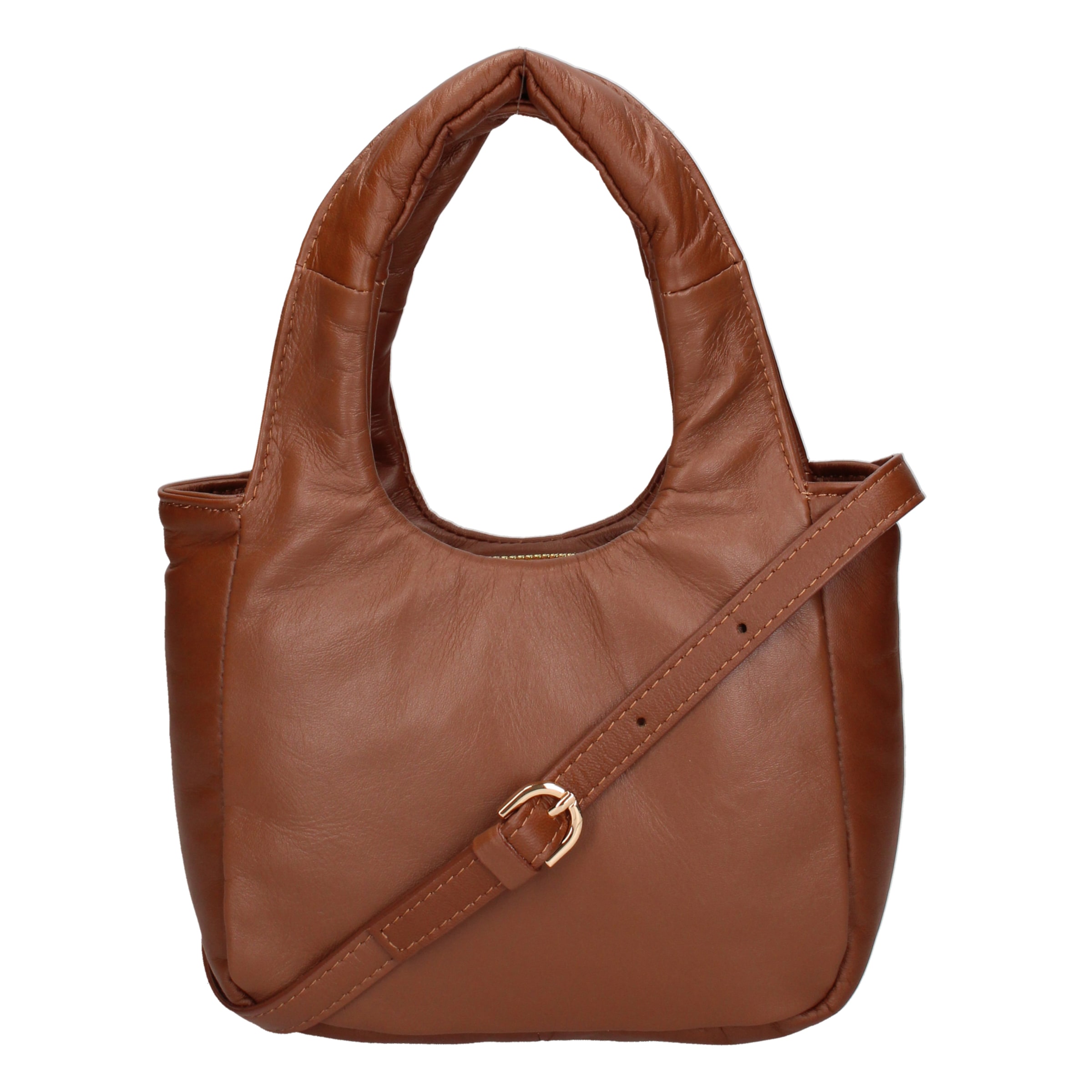 Borsa a mano di Gave Lux in marrone: frontale