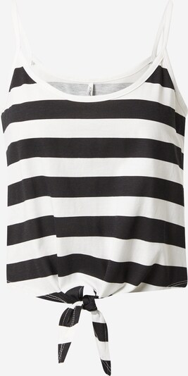 Top 'MAY' ONLY pe negru / alb, Vizualizare produs