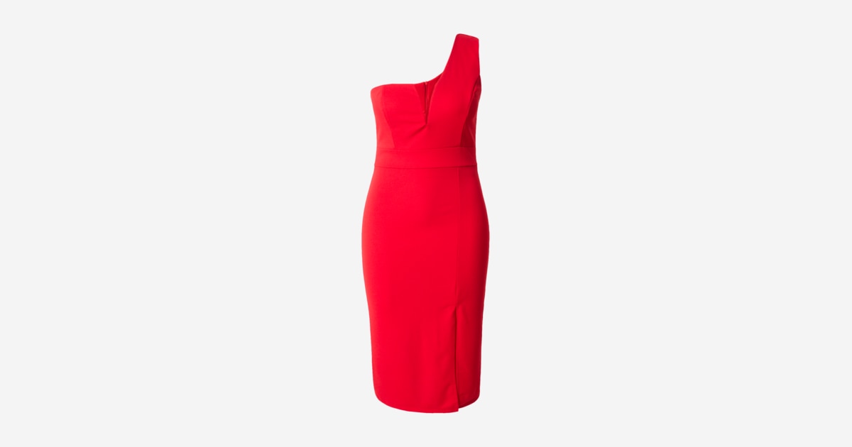Wal G. Cocktail Dress 'GIGI' female red plain colored size 18 Wal G. Cocktail Dress 'GIGI' female red plain colored size 18