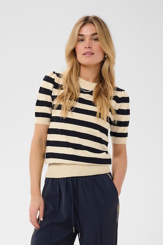 SAINT TROPEZ - Jersey en beige: frente