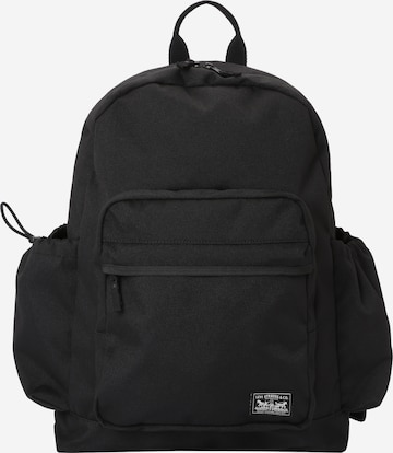 LEVI'S ® Rucksack 'MISSION BAY' in Schwarz: Vorderseite
