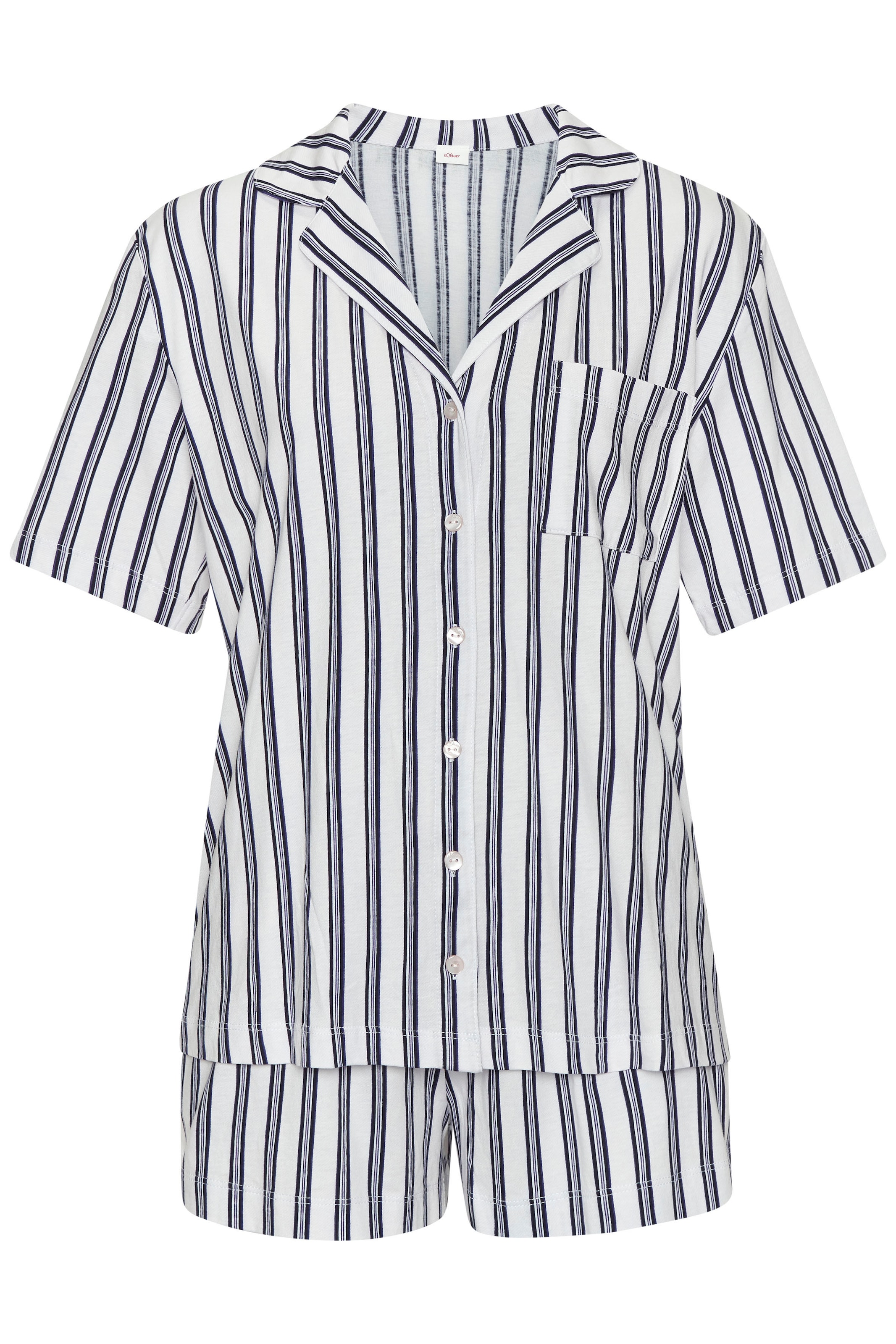 Shorty di s.Oliver in blu: frontale