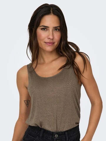 Top di ONLY in marrone: frontale