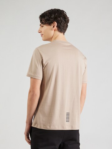 T-Shirt 'Core Identity' EA7 Emporio Armani en beige