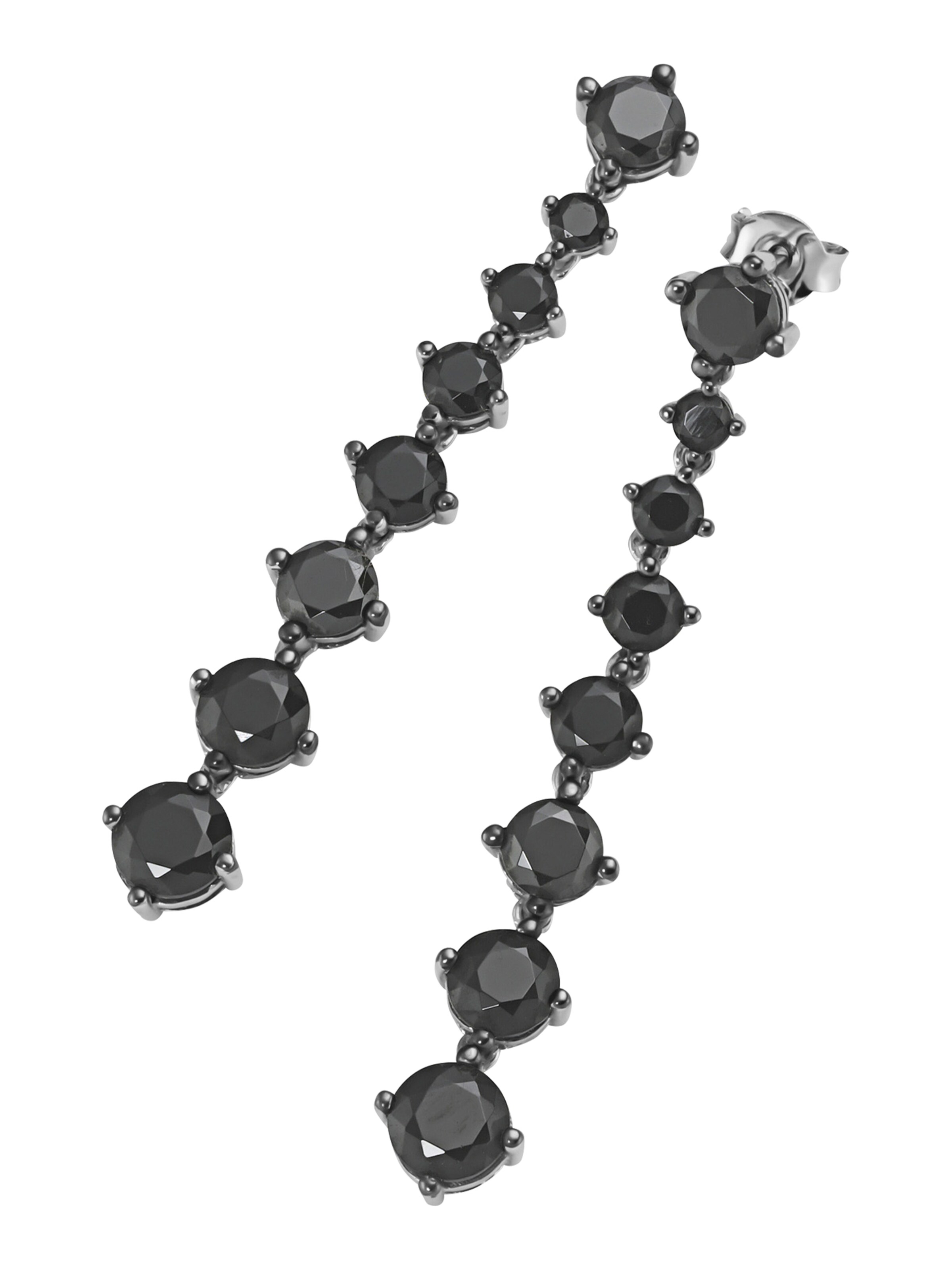 Giorgio Martello Milano - Pendientes en negro: frente