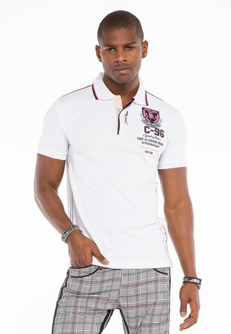 CIPO & BAXX Shirt 'CT475' in Wit: voorkant