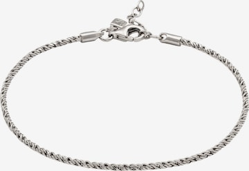 Stilnest Bracelet 'Kordel' in Silver: front
