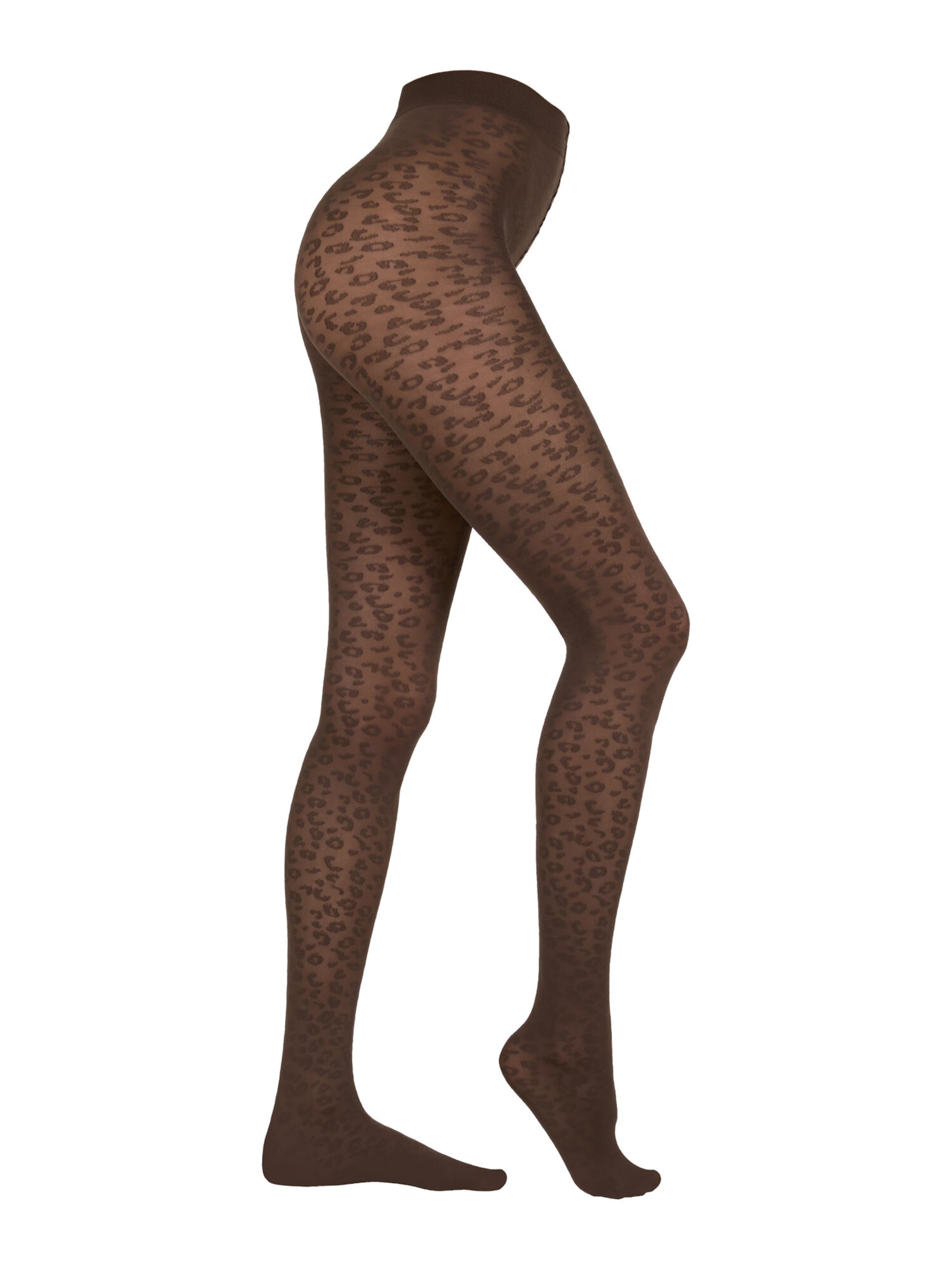 camano Fine tights in Brown: front