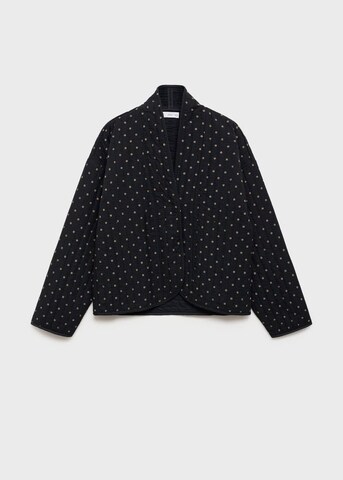 MANGO TEEN Between-Season Jacket in Black: front