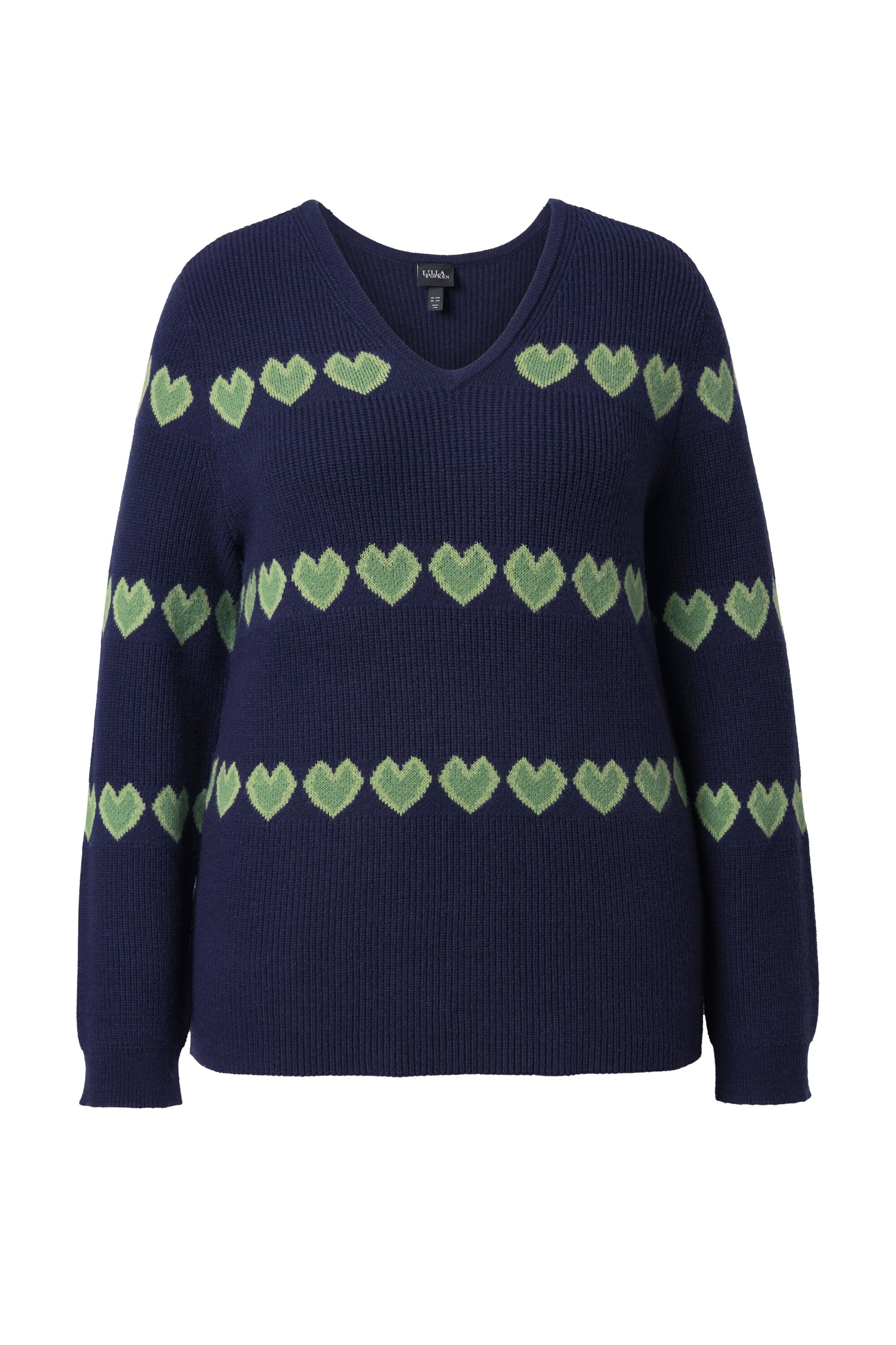 Ulla Popken Pullover in Blau: Vorderseite