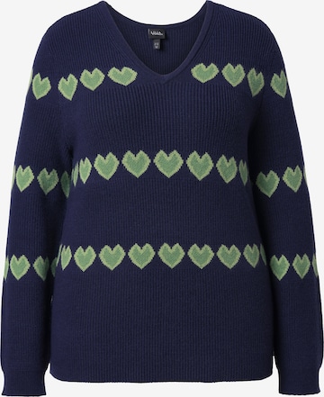 Ulla Popken Pullover in Blau: Vorderseite