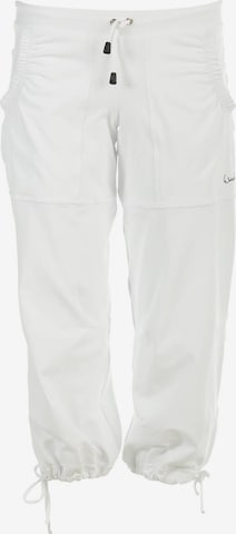 Winshape Ozke Športne hlače 'WBE6' | bela barva: sprednja stran