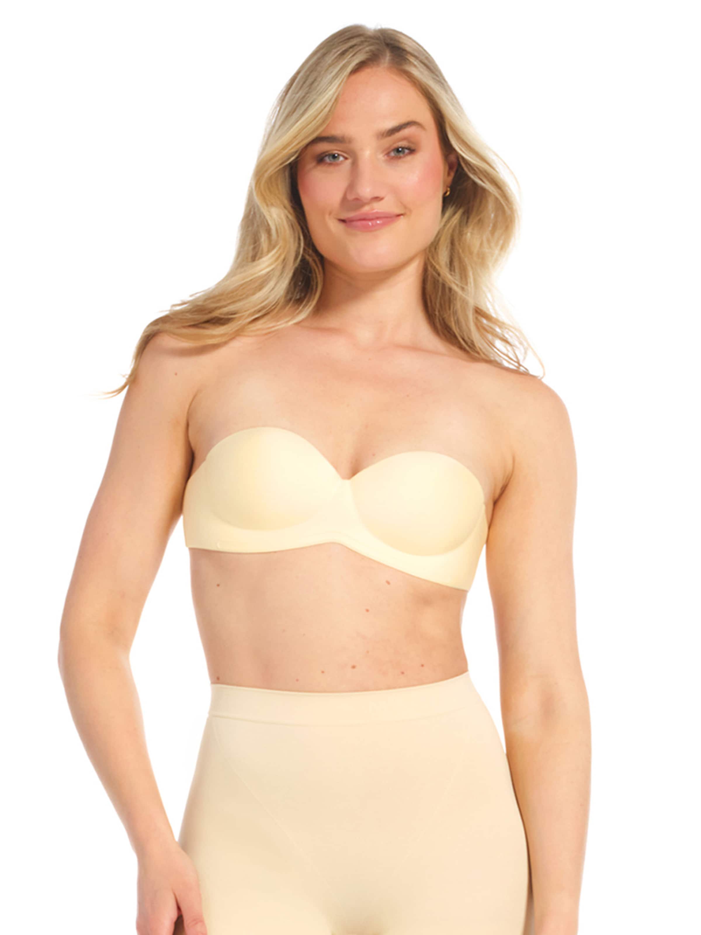 MAGIC Bodyfashion Balconette Bra in Beige: front