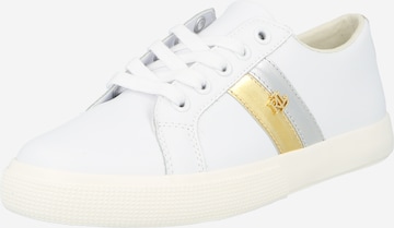 Baskets basses 'JANSON II' Lauren Ralph Lauren en blanc : devant