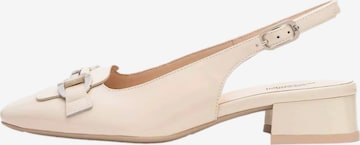Escarpins Nero Giardini en beige : devant