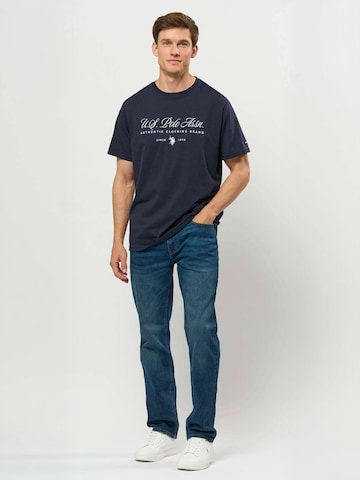 Coupe regular Chemise ' UMDag ' U.S. POLO ASSN. en bleu
