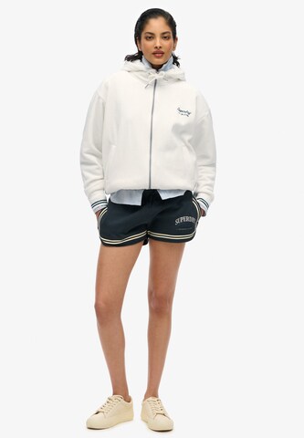 Veste de survêtement 'Country Club' Superdry en blanc