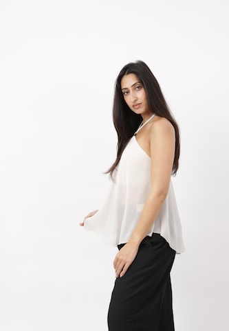Elara Top in Beige