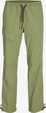 Pantalon cargo R.D.D. ROYAL DENIM DIVISION en vert : devant