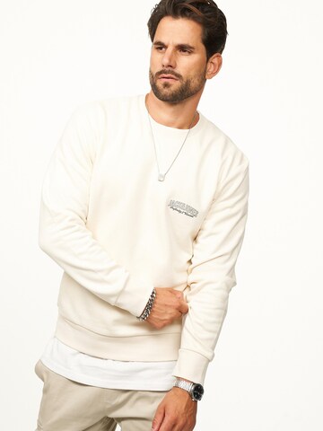 JACK & JONES Sweatshirt 'JJETERNITY'‌‌‌‌‌‌ in Weiß