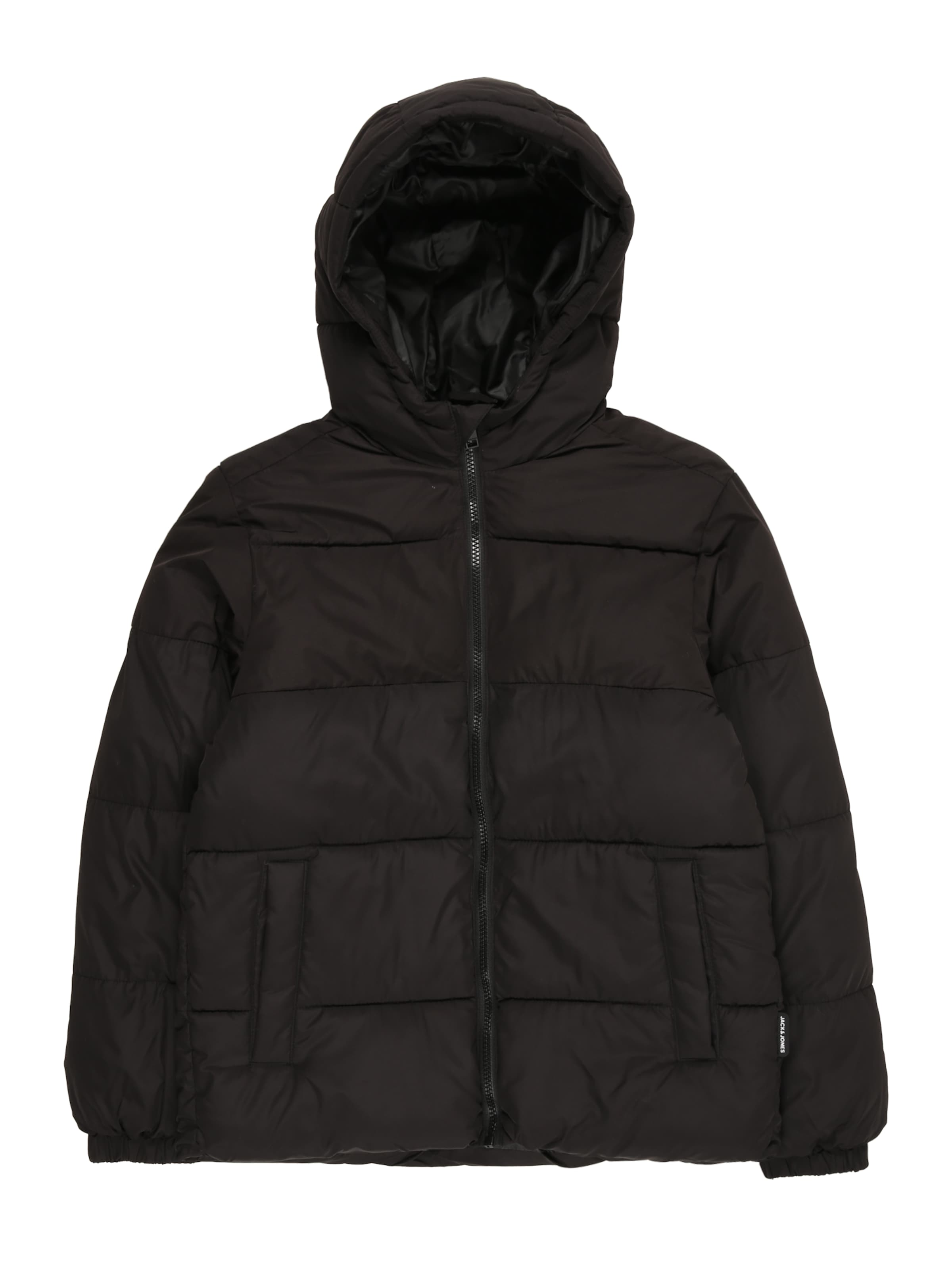 Jack &amp; Jones Junior Winter Jacket &#x27;MAZE&#x27; in Black: front