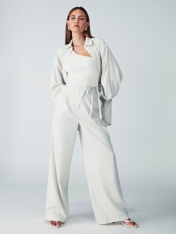 Willa Wide Leg Hose 'Glen' in Beige