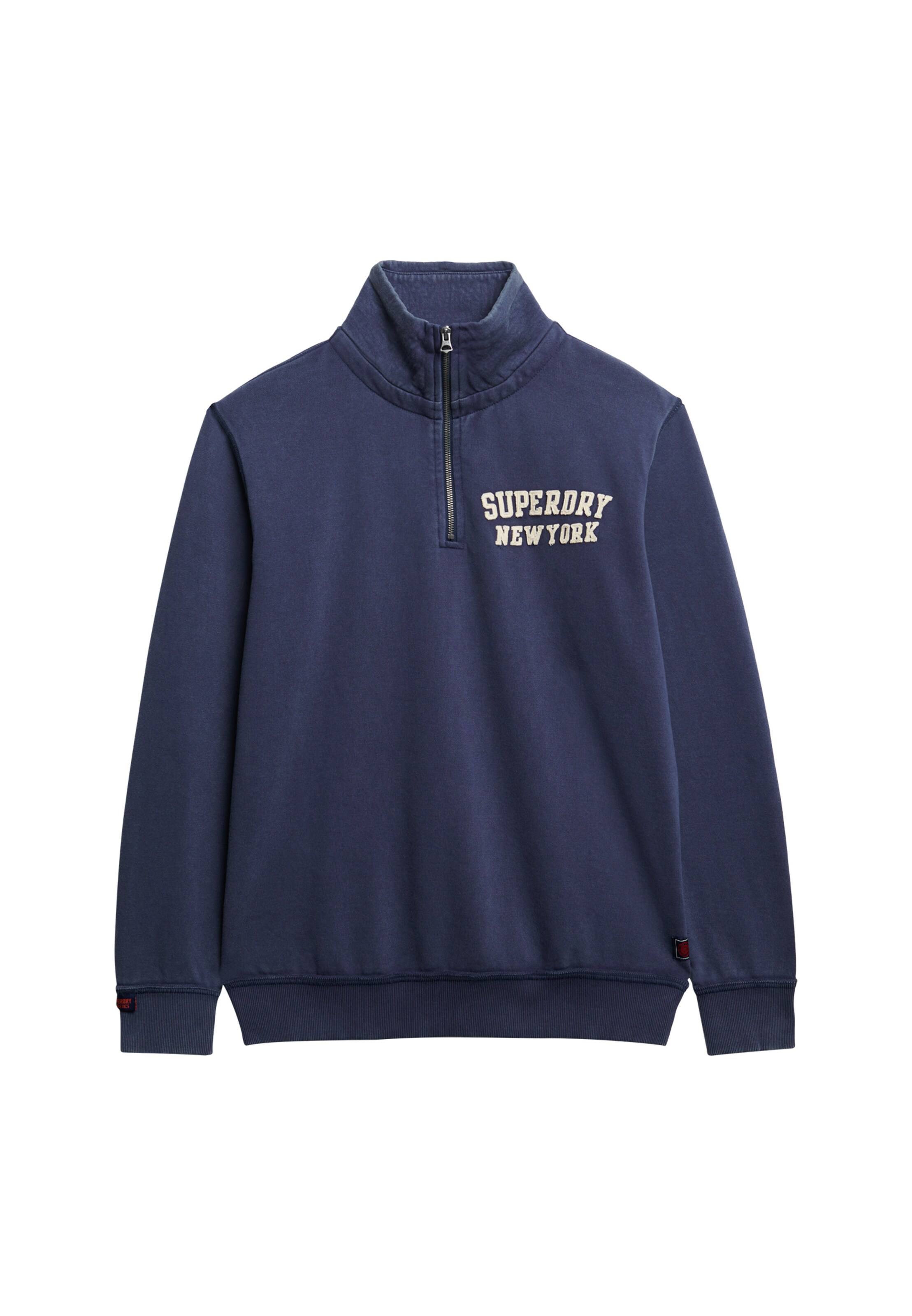 Superdry Sweatshirt 'Vintage Athletic' in Blauw: voorkant