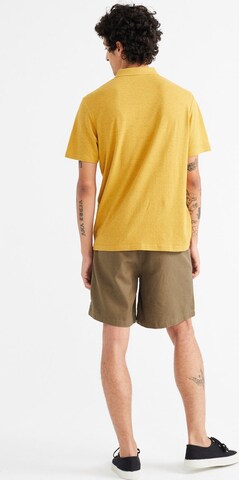 Thinking MU T-Shirt ' Hemp Polo ' in Gelb