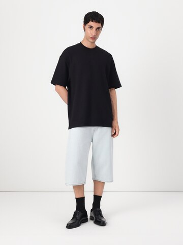 HUGO Shirt 'Nuwaffle' in Black