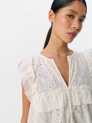 OBJECT Bluse 'OBJCilie' i hvid