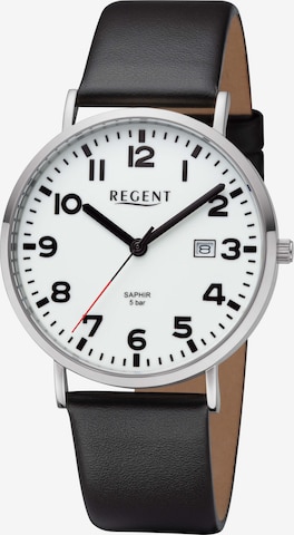 REGENT Analog Watch in Brown: front