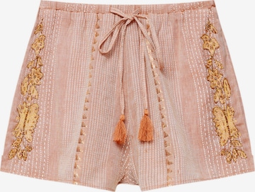 Pull&Bear Regular Shorts in Beige: predná strana