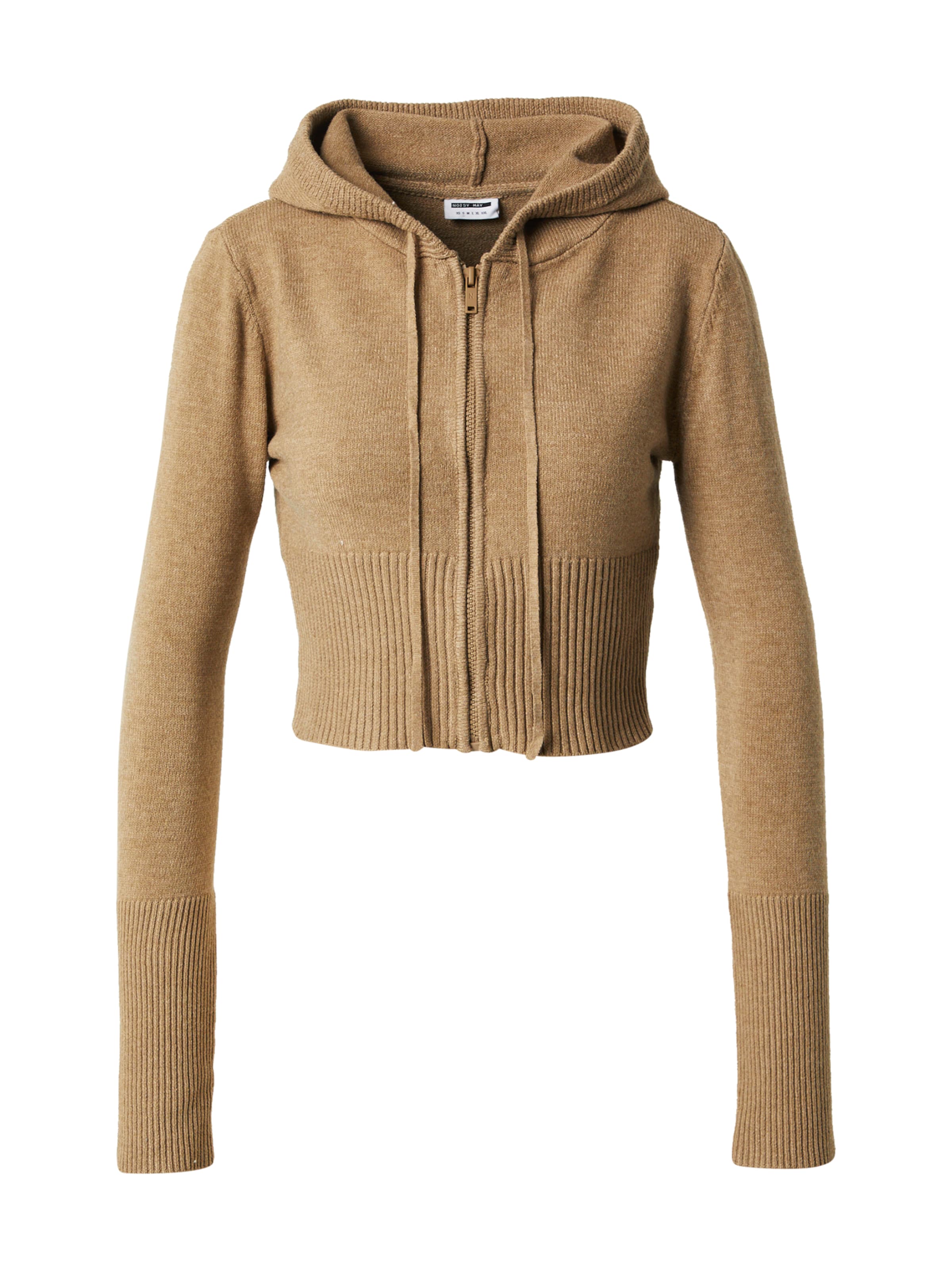 Giacchetta 'NMNouria' di Noisy may in marrone: frontale