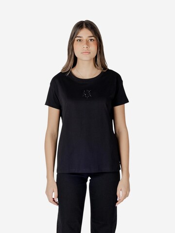 Tricou de la ARMANI EXCHANGE pe negru: față