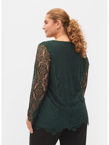 Zizzi Blouse 'Dindy' in Groen