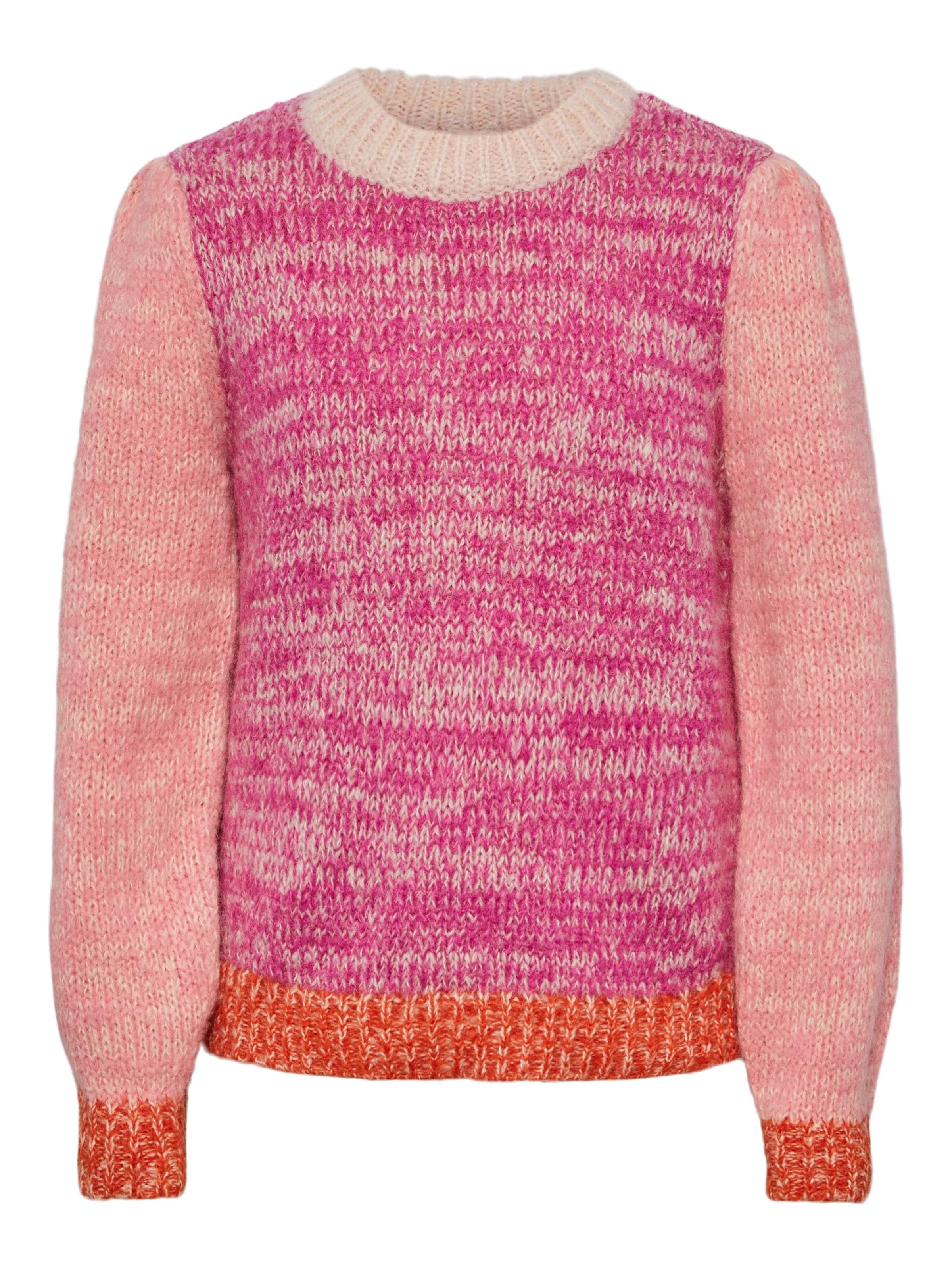 Pieces Kids Pullover 'Felisia' in Pink: Vorderseite