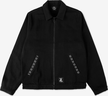 Stepney Workers ClubSportski gornji dio trenirke - crna boja: prednji dio