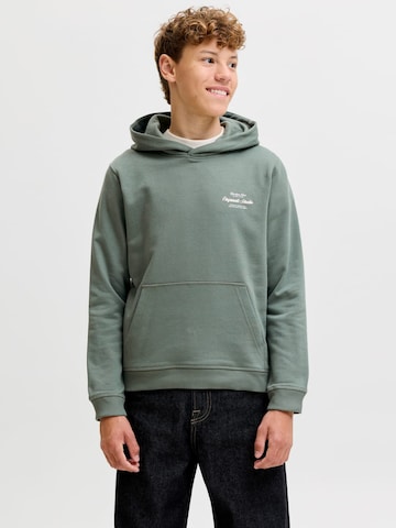 Jack & Jones Junior Sweatshirt 'Norrebro' in Groen: voorkant