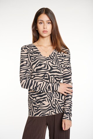 Hailys Shirt 'Zi44na' in Beige: voorkant