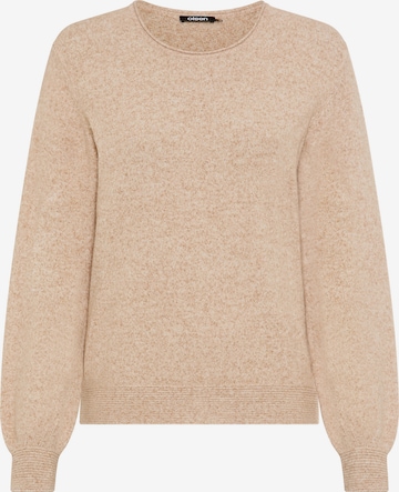 Pull-over Olsen en beige : devant