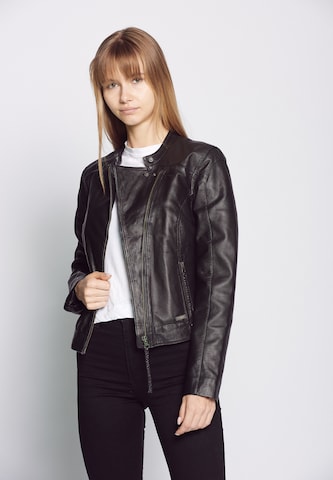 MUSTANG Lederjacke in Schwarz