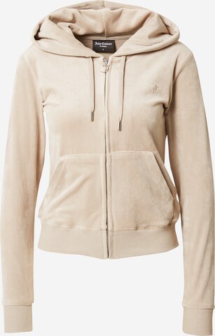 Juicy Couture Sweat jacket in Beige: front